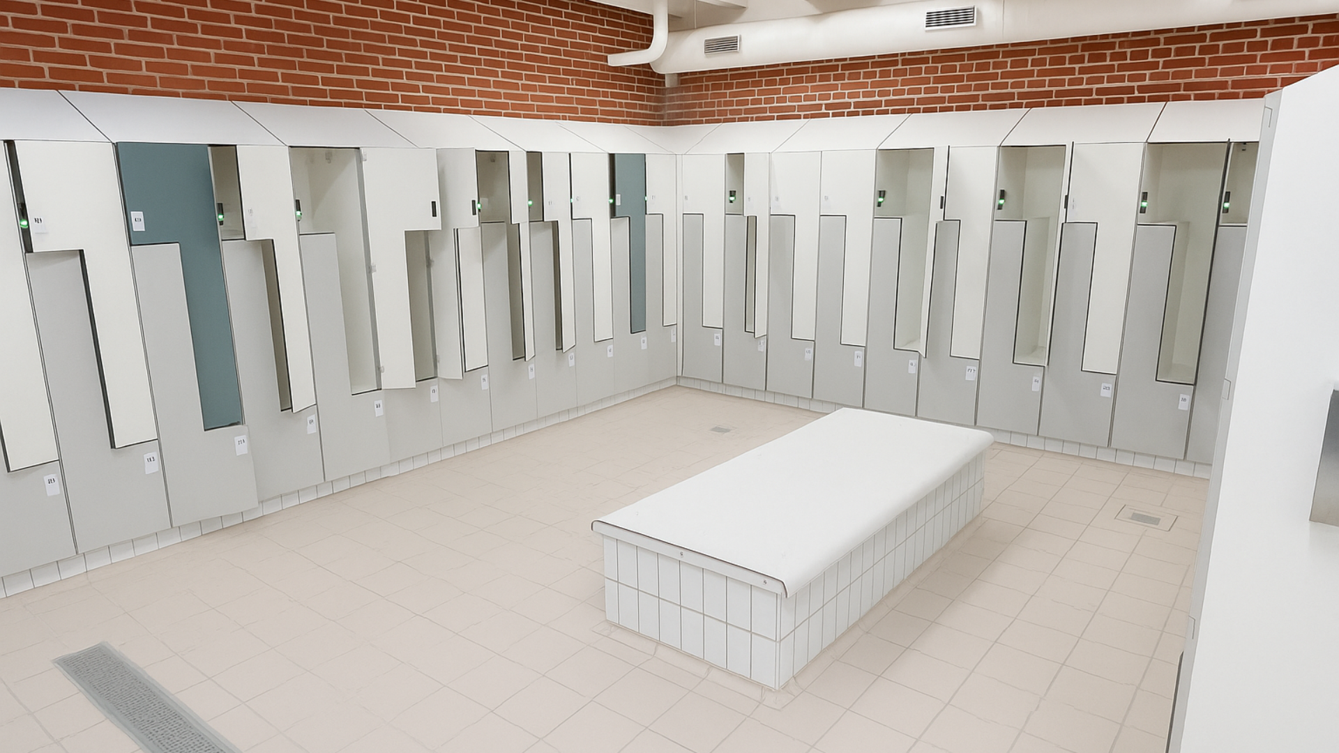 Omklædning i Fredericia Svømmehal 