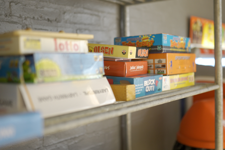 Spil og hygge i Klubhuset