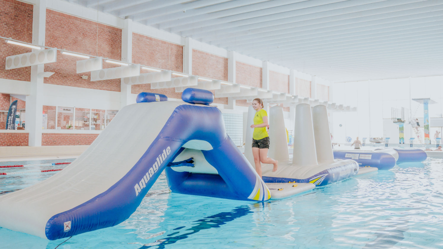 Forhindringsbane i Fredericia Svømmehal